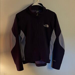 The North Face Apex Dark Purple and Light Purple Jacket